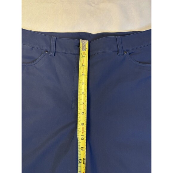 LULULEMON City Sleek 7/8 Slim-Fit 5 Pocket Pant Women 33 High Rise Navy Commute - Picture 10 of 13